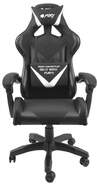 Silla Gaming Fury Avenger L - Almohadas, Reposabrazos, Negro/Blanco