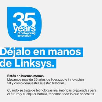 SISTEMA WIFI MESH LINKSYS MX6201KE 6GHZ/5,4GB/S