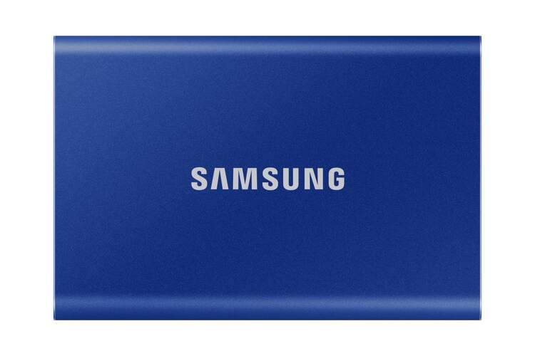 Samsung T7 Disco duro externo ssd 500 azul portable mupc500h usb tipo pcie nvme 3.2 500gb mupc500hww gen.2 10gbps 1
