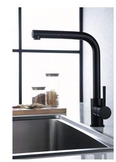 GRIFO COCINA IMEX GCE006NG MALTA NEGRO MATE