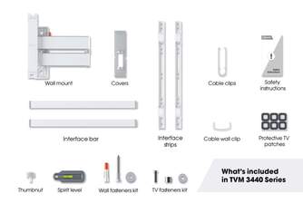 SOPORTE TV VOGEL%%%#39;S 3443 FULL MOTION  MEDIUM BLANCO