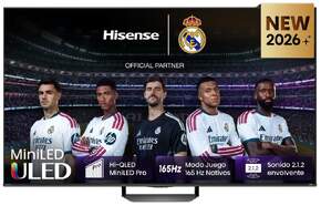 TV Hisense 55" MiniLED 55U7S PRO - 4K Ultra HD, 165 Hz, Smart TV HomeOS, Dolby MS12 50W, HDR10