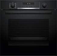 Horno Bosch HBG578EB7 - 71 litros, Pirolítico, Clase A+, Guía telescópica, Cristal Negro