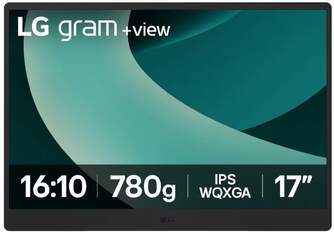 MONITOR LG 17%%%quot; PORTATIL GRAM  VIEW IPS WQXGA USB C