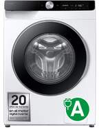Lavadora Samsung WW10CFG6U34LKU3 - 10 kg, 1400 rpm, Clase A, AquaStop, SmartThings, Blanco, Negro