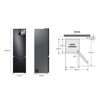 FRICOM. SAMSUNG RB38C776CB1/EF 203x60 NF GRAF