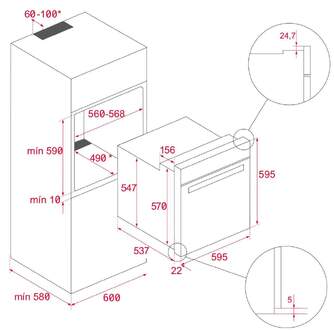 HORNO TEKA HBB605SS INOX 41560053