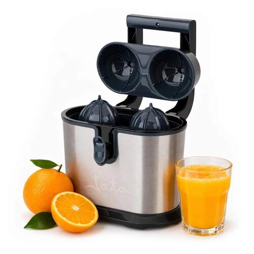 Exprimidor dual Jata JEEX1236 con brazo - Encendido autom&aacute;tico, 1100 W, base antideslizante