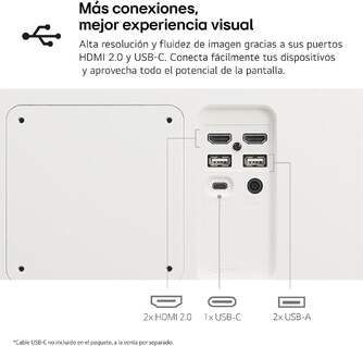 MONITOR LG 32%%%quot; 32U721SAW-W.EEU SWING 4K 3840x2160