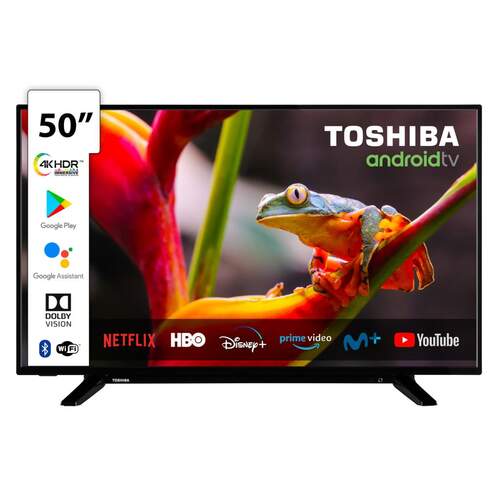 TV 50" Toshiba 50UA2063DG - UHD 4K, Smart TV Android, HDR Dolby Vision, Chromecast, Asist. Voz