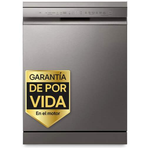 Lavavajillas LG DF355FP - Direct Drive, Tecnolog&iacute;a Inverter, 3&ordf; Bandeja, QuadWash, Con Display