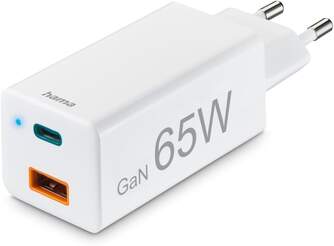 CARGADOR HAMA 00201643 1XUSB A   1USB C GAN 65W