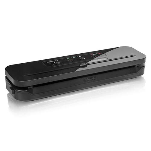 Envasadora Vacío Magic Vac Compact -  110W, Cortador Bolsa Integrado, Cable Impermeable, Negro