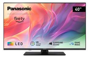 TV Panasonic 40" LED TV-40S55AEZC - Full HD, Con FireTV, Peana central, Altavoces 14W, HDR10