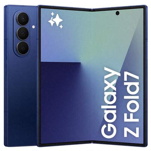 Samsung Z Fold7 12/512 GB Blue Shadow - Pantallas 8" y 6,5", 4400 mAh, Snapdragon 8