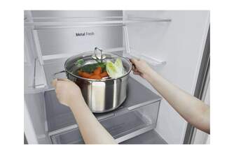 FRICOM. LG GBB71NSUGN 186x60 NF INOX DISPL METALFR