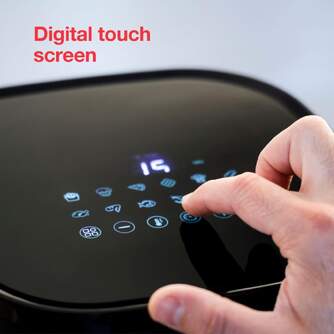 FREIDORA AIRE SOLAC FA1400D 5L DIGITAL NEGRA