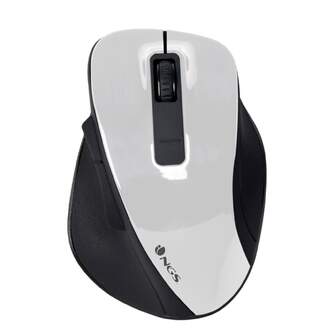 RATON NGS WIRELESS ERGONOMICO BLANCO 2.4GHZ