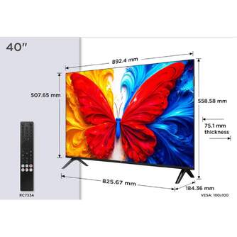TV TCL 40%%%quot; 40S5L FHD QLED ANDROIDTV HDR10 DOLBYAUD