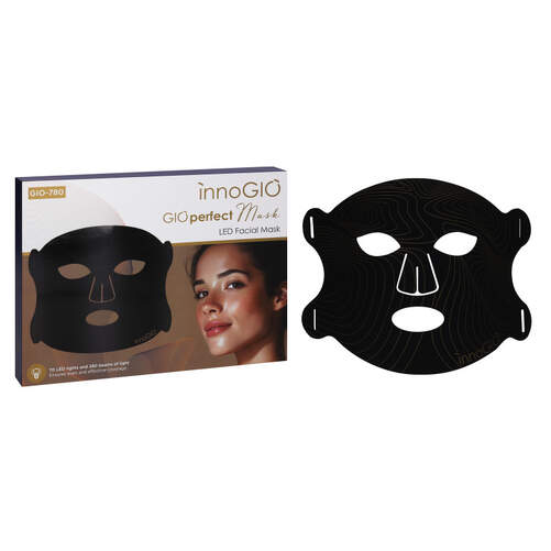 M&aacute;scara facial Innogio 780 LED Perfect Mask - Luces casi infrarrojas para rejuvenecer la piel