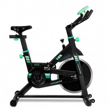 Bicicleta Estática Cecotec Spin Extreme Power Active - Pantalla LCD, Volante Inercia 13 Kg