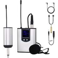 Micrófono de solapa NK NK-IG33008 - Adaptador de cámara, 650-680 mAh, plata y negro