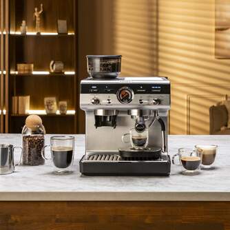 CAFET. KRUPS XP801T10 EXPRESSO MOLINILLO 15B INOX