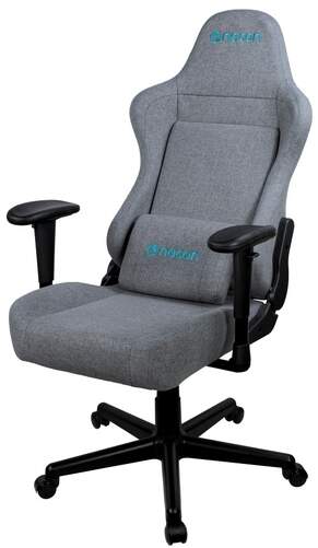 Silla Gaming Nacon CH-375 Gris - Tela Textil, ajuste de altura y respaldo, reposabrazos 2D