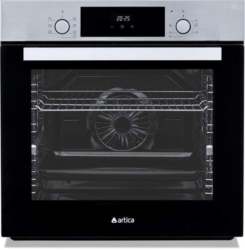 Horno Multifunci&oacute;n Artica AHB82081X - 80 L, Clase A, 8 programas, con Display, Acero Inoxidable