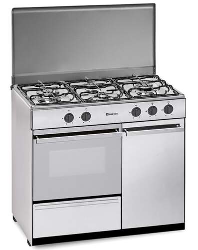 Cocina Meireles E921TEX - 4 Fuegos, Portable, 88x54,5 cm, Inox