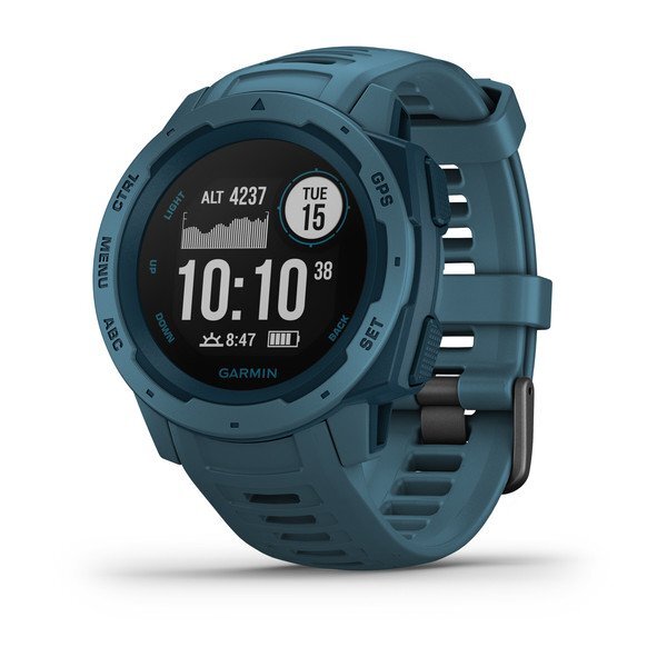 Garmin Instinct Azul sistemas gnss 10atm reloj deportivo bluetooth resistente con gps 0100206404 45 mm ant+ 10