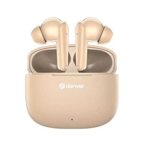Auriculares Denver TWE-48B Beige - 20-20000 Hz, True Wireless Stereo, Bluetooth 5.3