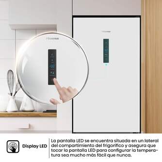 FRICOM. HISENSE RB390N4DWD 186x60 NF BLANCO DSP