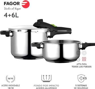OLLA PRESION RAPID. FAGOR RAPID XPRESS 4 6L