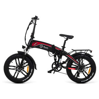 BICICLETA ELECTRICA YOUIN BK1400R DAKAR ROJO 250W