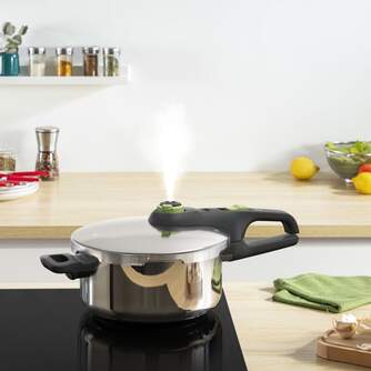 OLLA PRESION RAPID. TEFAL P25804 SECURE TR 4L VERD