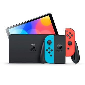 CONSOLA NINTENDO SWITCH OLED AZUL/ROJA NEON