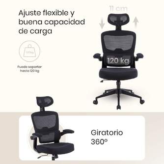 SILLA DE ESCRITORIO WOXTER ERGO BLACK
