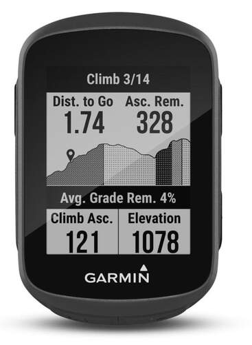 GPS Bici Garmin Edge 130 Plus - Incluye Soporte, 1.8", Altímetro, Galileo, Acelerómetro, BT, ANT+