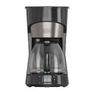 Cafetera de Goteo Black+Decker BXCO1002E - 1000W, temporizador 24h, 1,5 litros para hasta 12 tazas