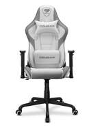 Silla Gaming Cougar Armor Elite White - Reclinable, ajuste altura, reposabrazos 2D, estructura acero