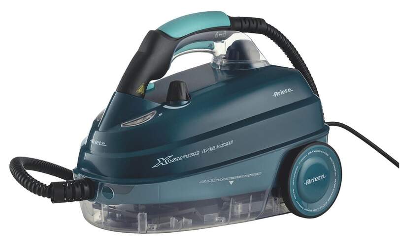 Vaporeta Ariete 4146/05 Deluxe 5B - 1500 W, 5 bares, 1,6 litros, regulador de vapor, Azul