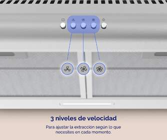 CAMPANA ARTICA APURE60CB 60CM C BLANCA