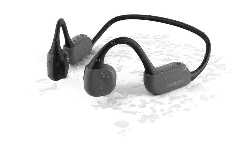 Auriculares Inalámbricos Philips TAA6606BK - Bluetooth, banda cuello, 9h autonomia, IP57