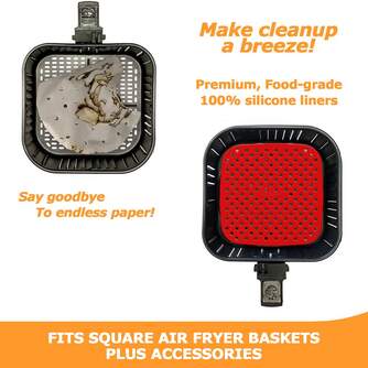 BASE SILICONA AIRFRYER NK-HOCO32006 CUADRADA 18,6