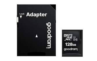 TARJ. MEM. GOODRAM MICRO SD 128GB ADAPTADOR