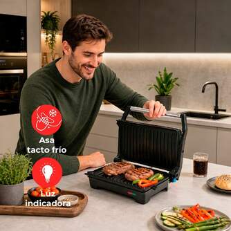 GRILL FAGOR  EASYGRILL XL 1200W 26X16,5CM 180%%%#186;