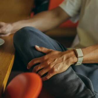 SMART BAND POLAR LOOP GEN2 GLD/SAND S-L