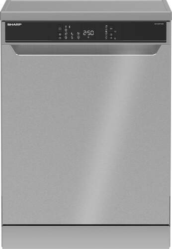 Lavavajillas Sharp QW-NA1FF49DI-ES - 14 servicios, Inverter, Programa 30&#39;, Clase D, 49 dB, Inox