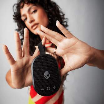 ALTAVOZ SKULLCANDY PORTATIL NEGRO NARANJA